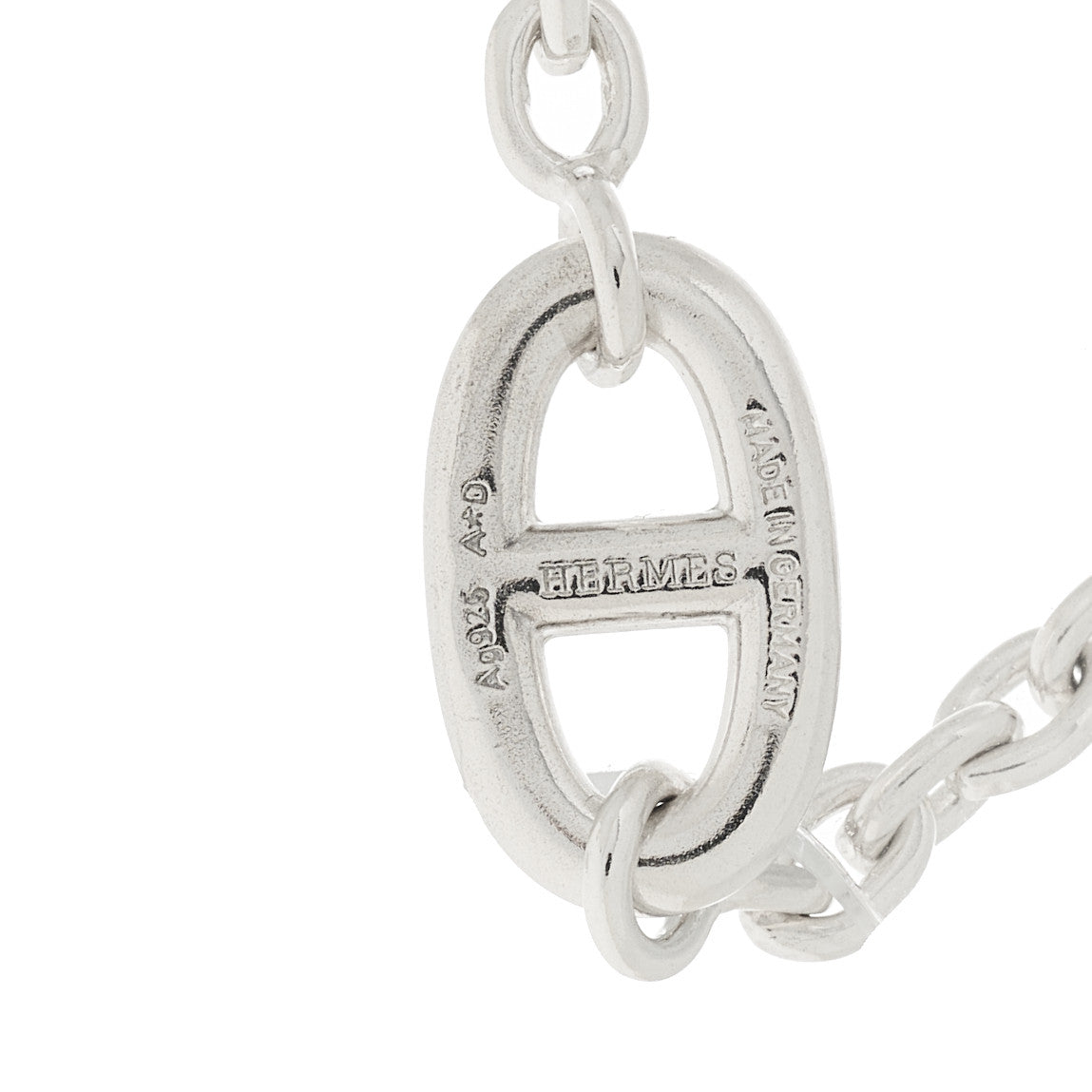 Hermes Sterling Silver Farandole Necklace 160 5 of 6