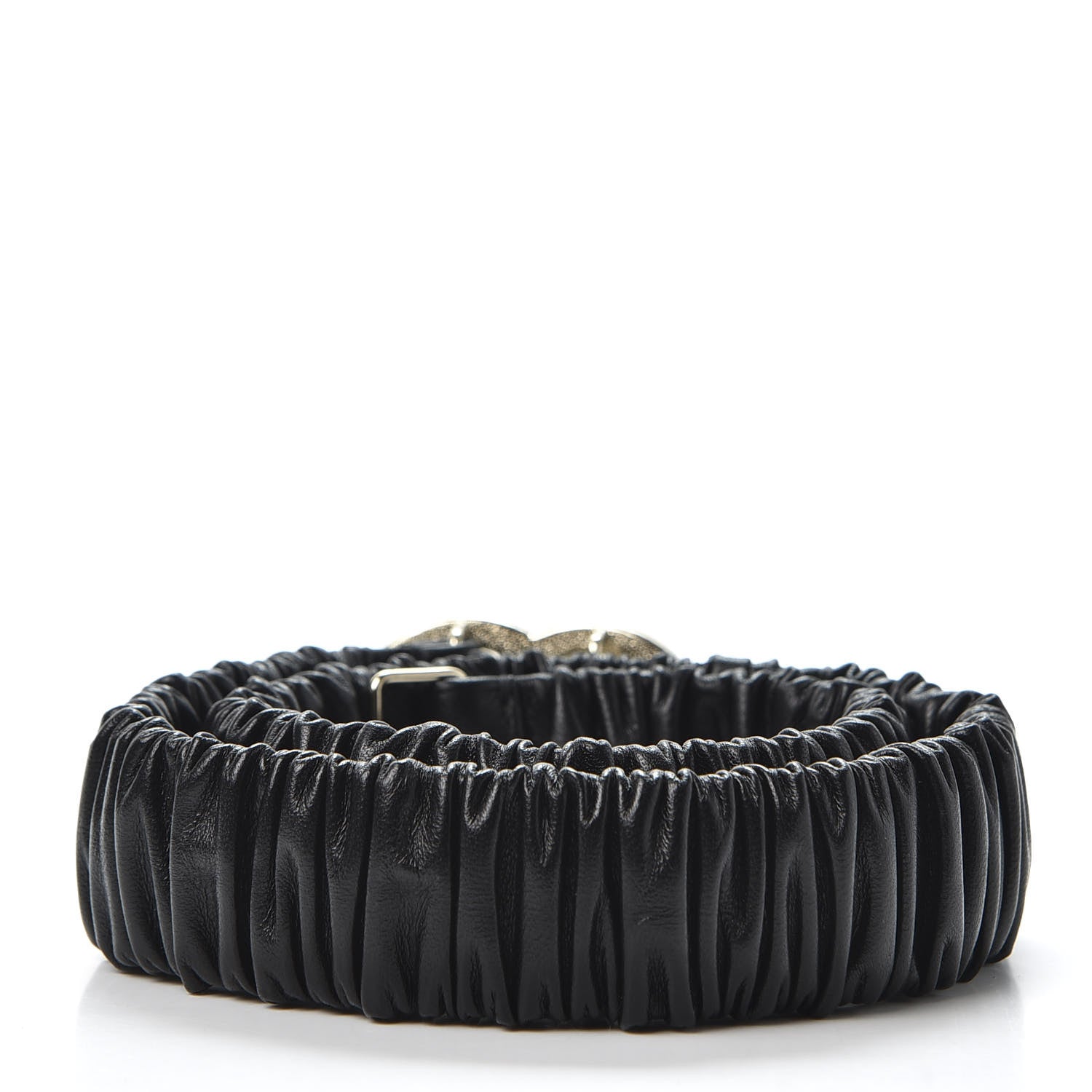 Chanel Lambskin Crystal CC Belt 75 30 Black 2 of 4
