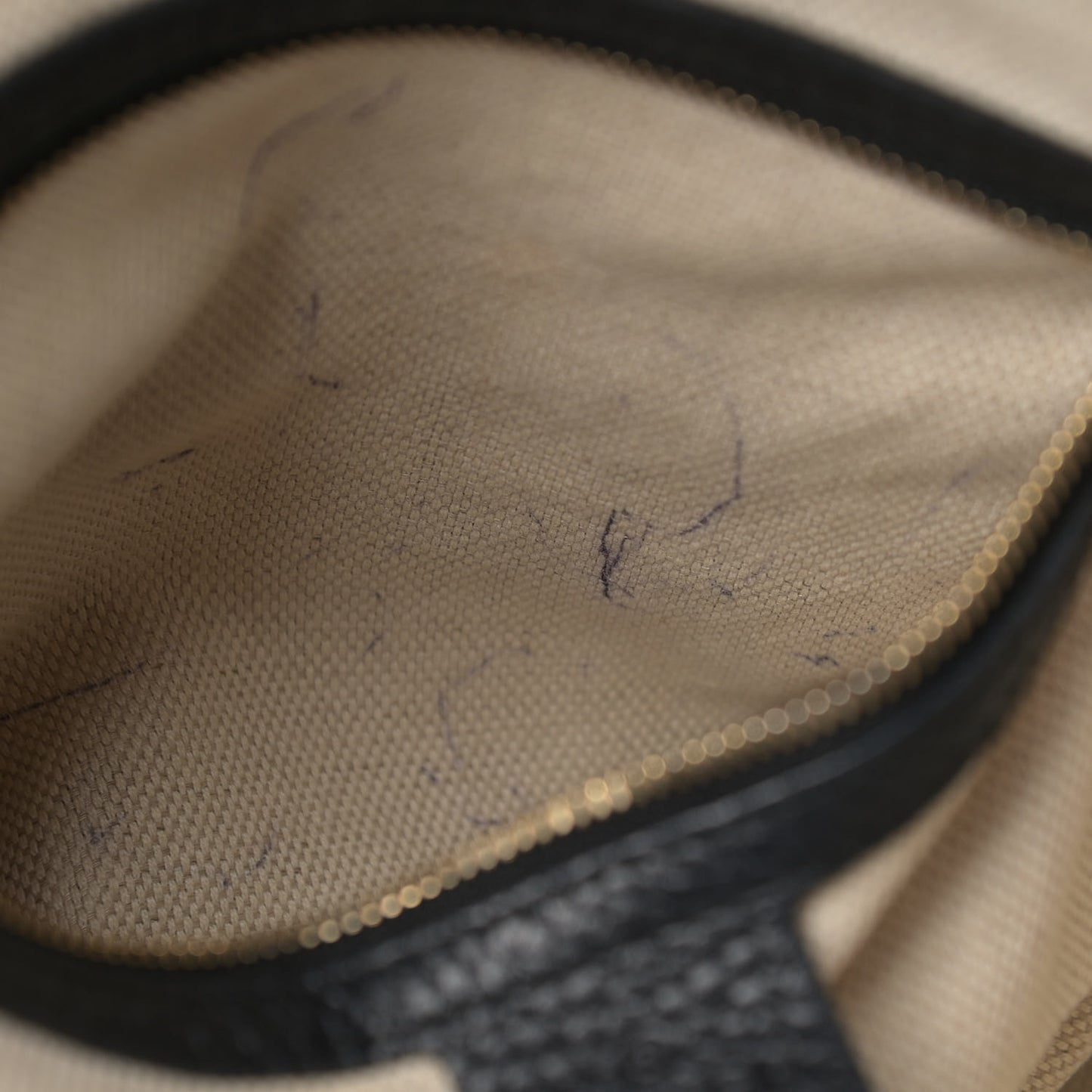 Pebbled Calfskin Small Soho Top Handle Bag Black