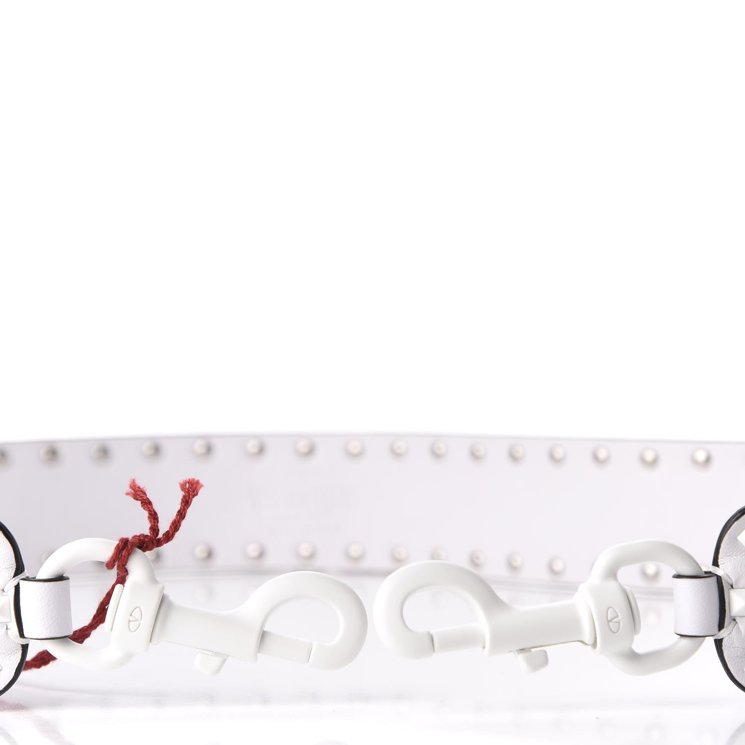 Valentino Garavani Lambskin Free Rockstud Spike Shoulder Strap Optic White 4 of 4
