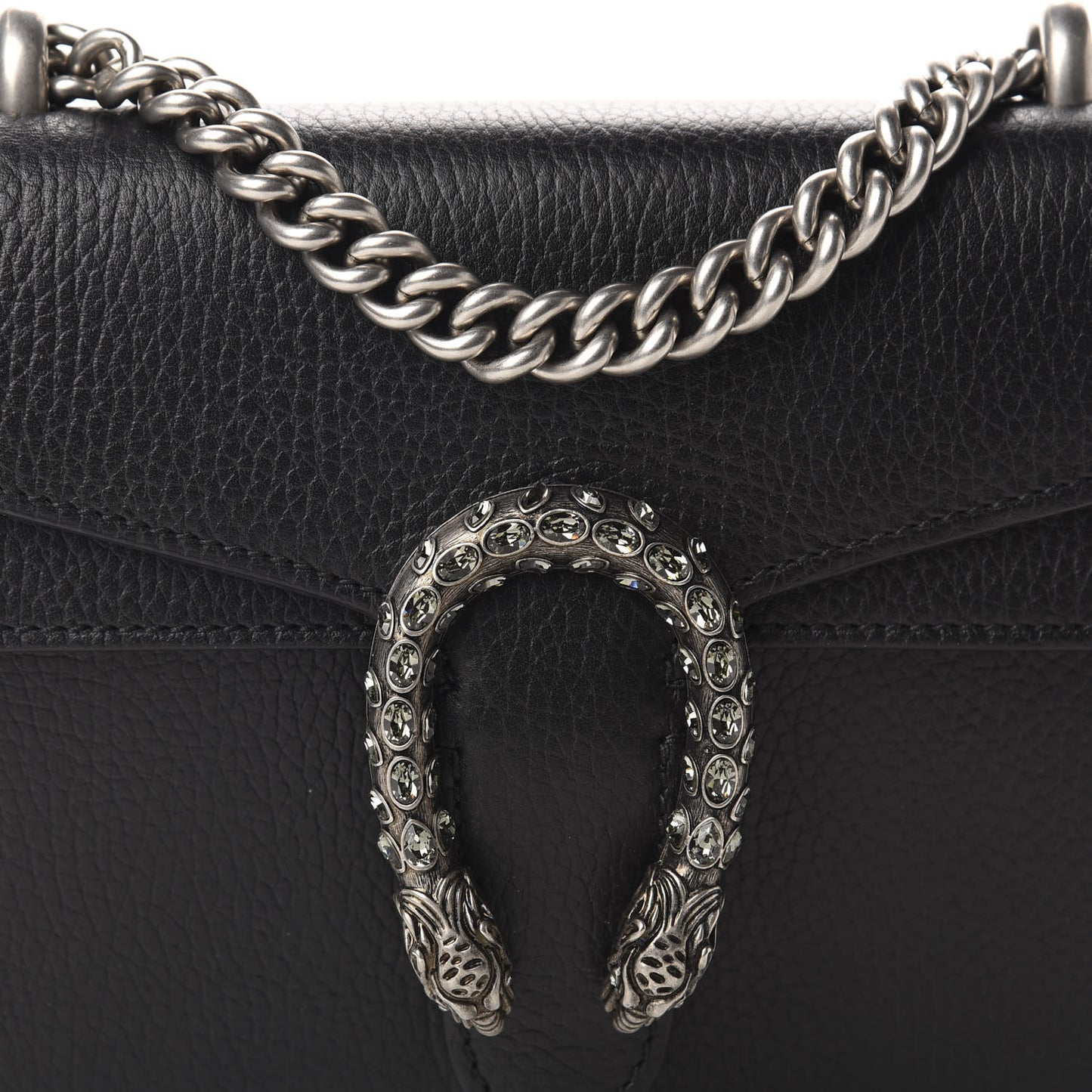 Calfskin Mini Dionysus Shoulder Bag Black