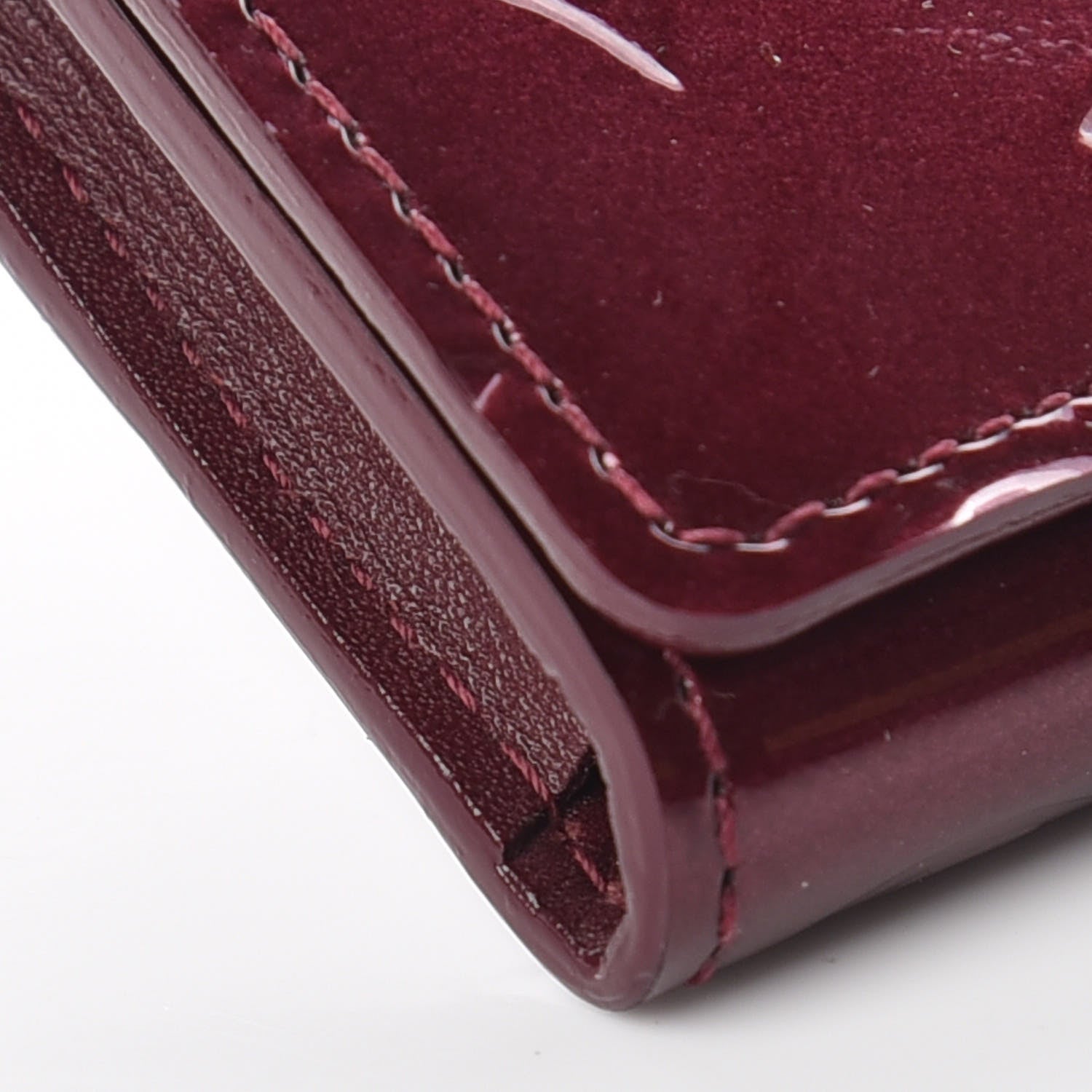 Louis Vuitton Vernis Business Card Holder Rouge Fauviste 5 of 9