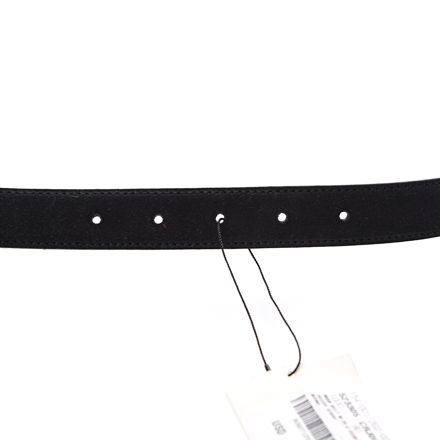 Suede Icaro G Cube 25mm Belt 90 36 Black