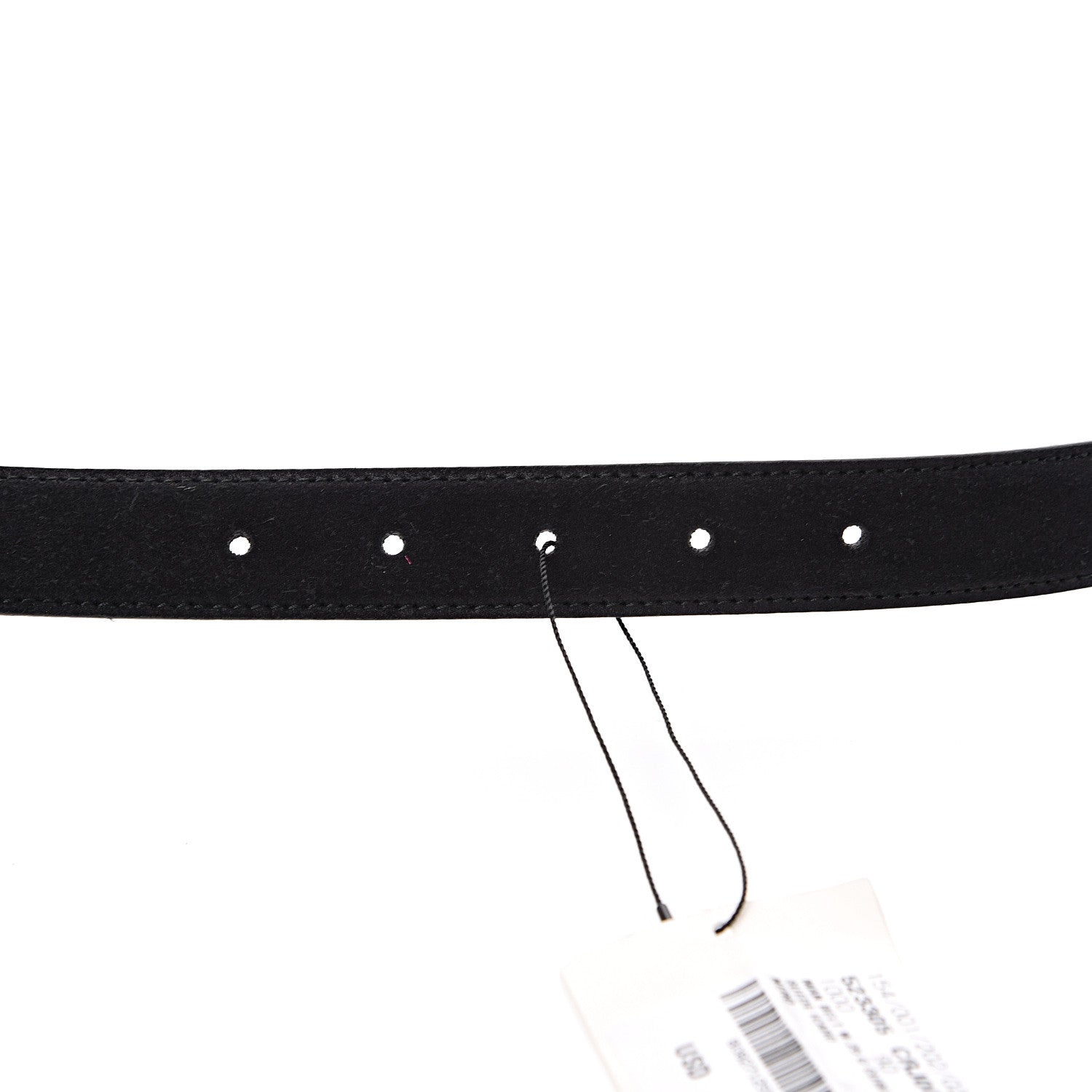 Gucci Suede Icaro G Cube 25mm Belt 90 36 Black 4 of 5