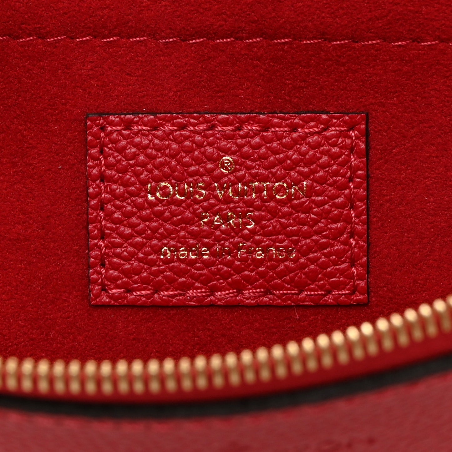 Damier Ebene Daily Pouch Scarlet