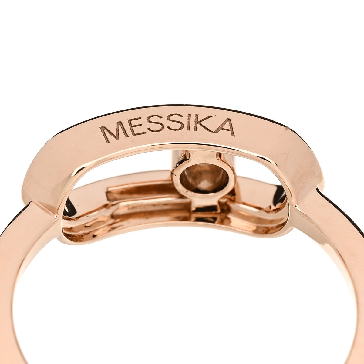 Messika 18K Rose Gold Diamond Large Move Uno Ring 48 4.5 4 of 6