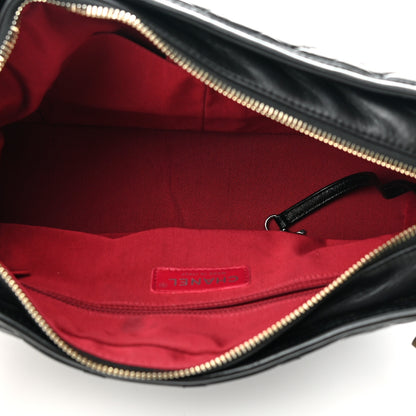Chanel Aged Calfskin Quilted Medium Gabrielle Hobo Black 5 of 15