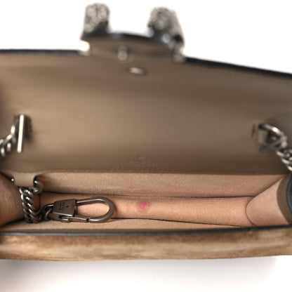 Gucci GG Supreme Monogram Super Mini Dionysus Shoulder Bag Taupe 5 of 9