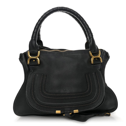 Chloe Calfskin Medium Marcie Satchel Black 1 of 13