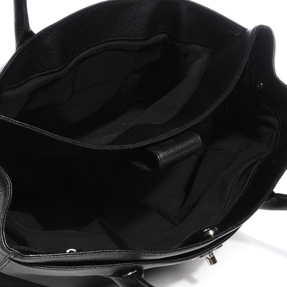 Chanel Calfskin Cerf Executive Shopper Tote Black 5 of 7