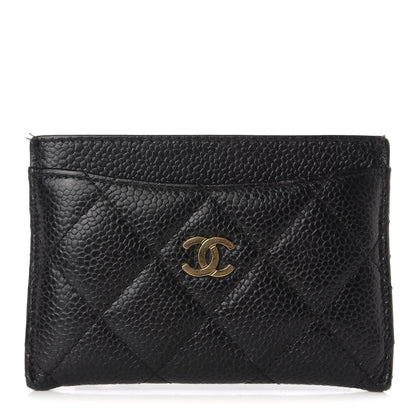 Chanel Caviar Quilted Card Holder Black 1 of 8