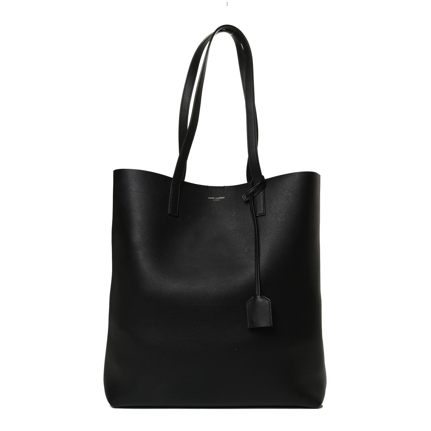 Saint Laurent Calfskin Medium Shopping Tote Black 1 of 14