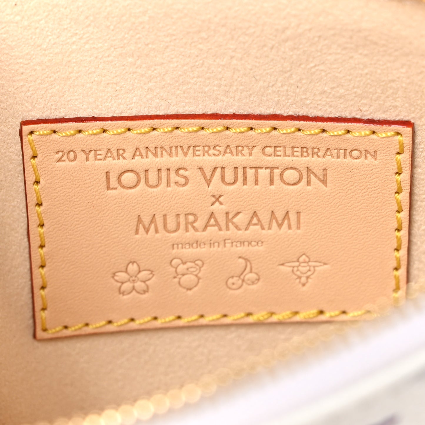 LV x TM Monogram Multicolor Carryall PM Pochette White