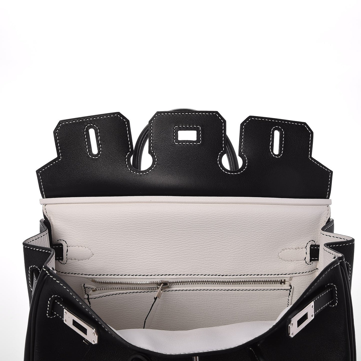 Swift Horseshoe Birkin 25 Black White
