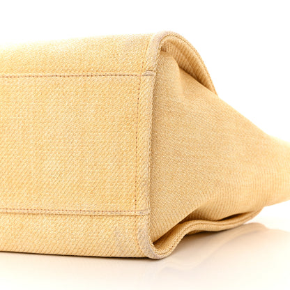 Chanel Woven Straw Raffia Medium Deauville Tote Beige 10 of 22