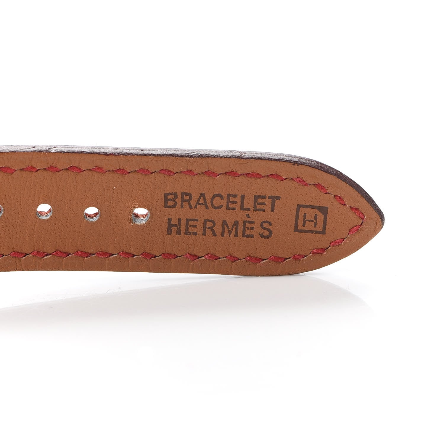 Hermes Stainless Steel Epsom 21mm Heure H Hour Quartz Watch Rouge 5 of 5