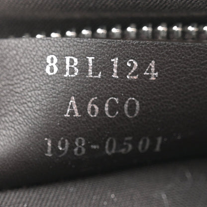Fendi Vitello Dolce Bi-Color FF 1974 Embossed Medium By The Way Boston Bag Maya Black 7 of 13
