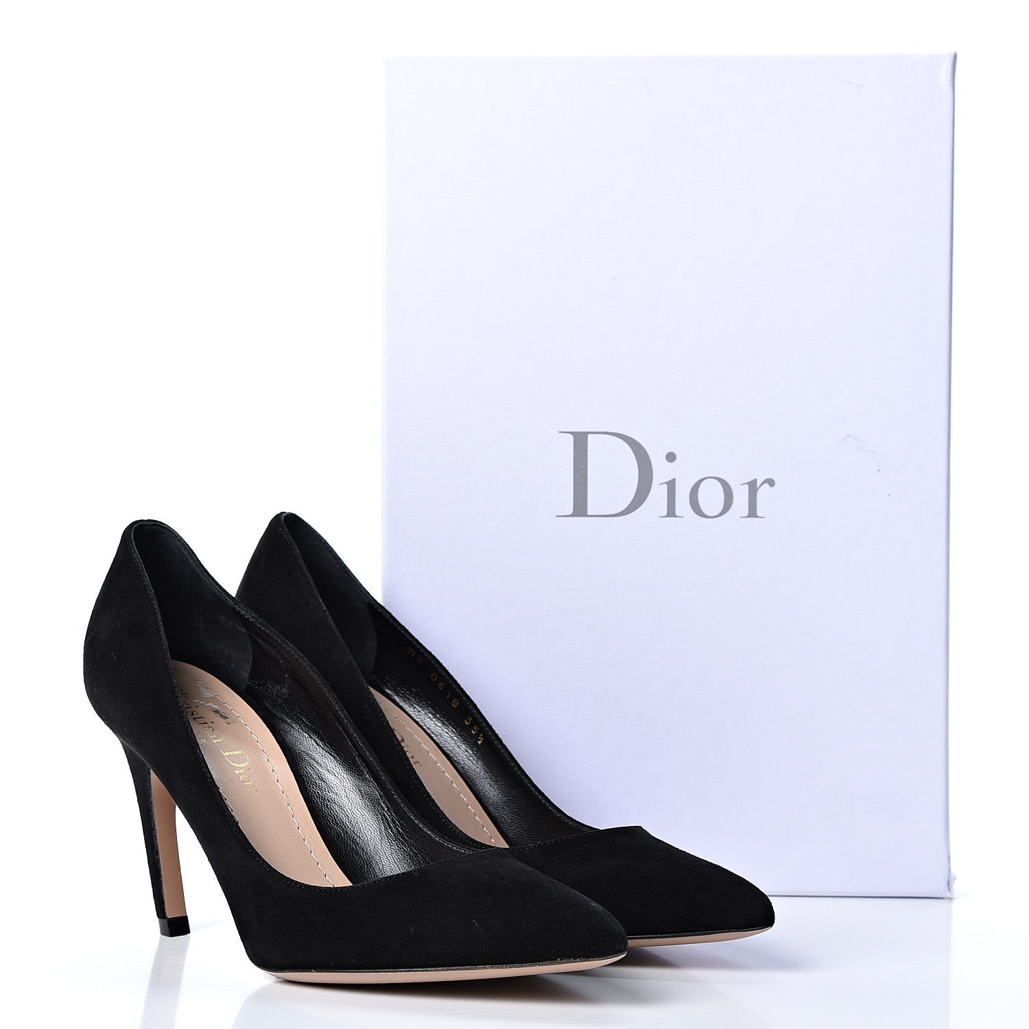 Christian Dior Suede Pumps 35.5 Black 11 of 11