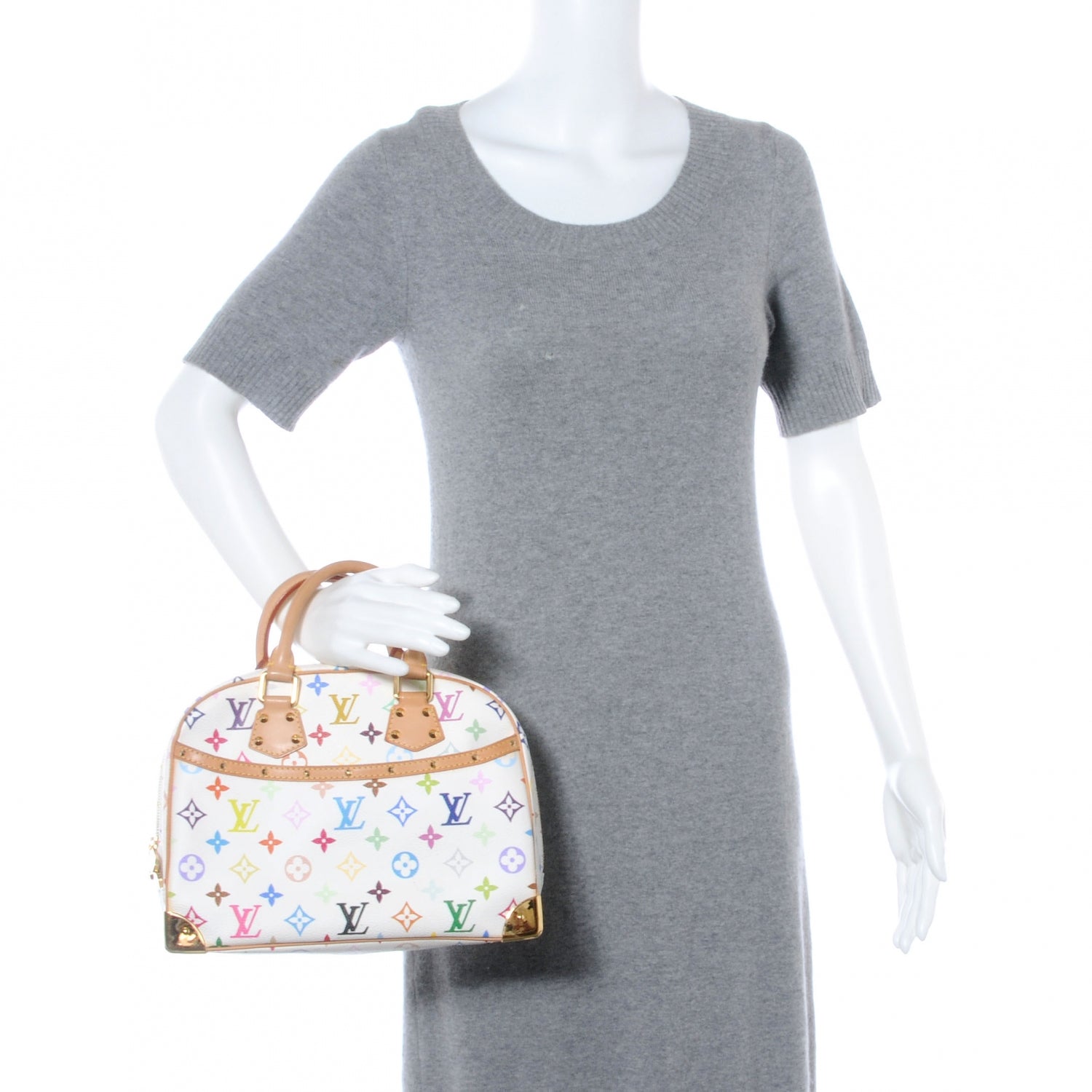 Louis Vuitton Monogram Multicolor Trouville White 2 of 7