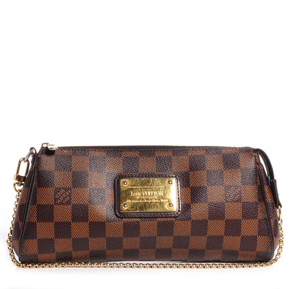 Louis Vuitton Damier Ebene Eva Clutch 1 of 10
