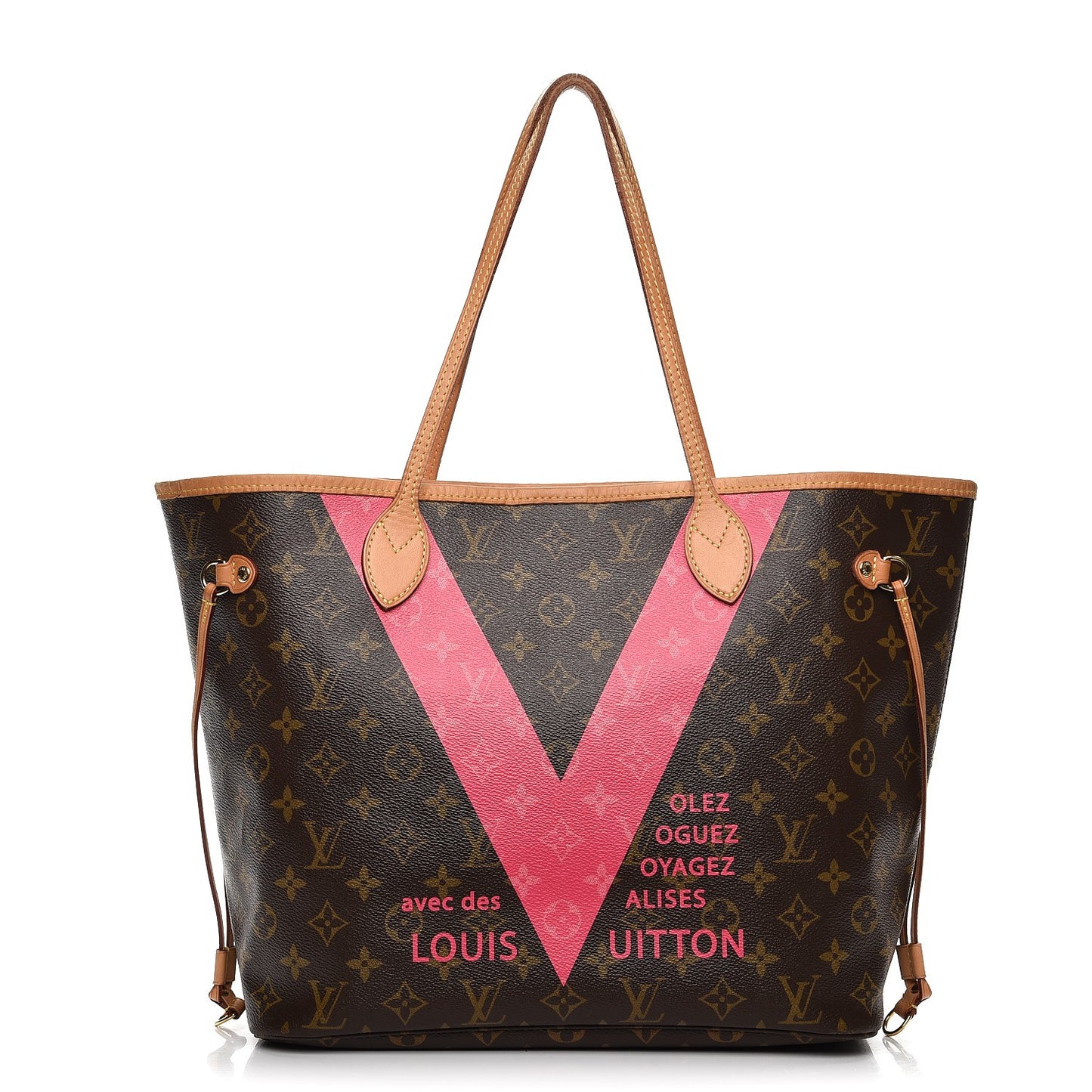 Monogram V Neverfull MM Grenade
