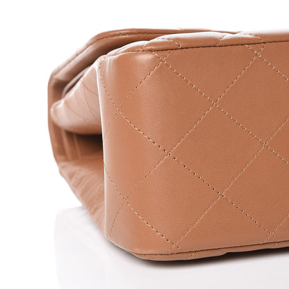 Chanel Lambskin Quilted Jumbo Double Flap Brown 8 of 15
