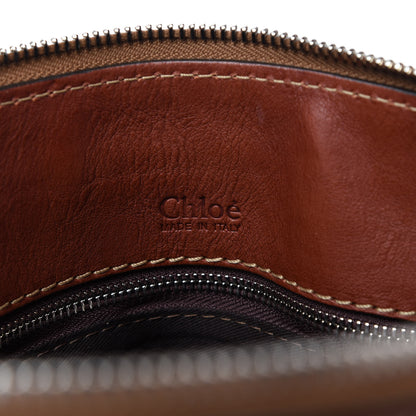 Chloe Calfskin Edith Satchel Ecureil Brown 8 of 11