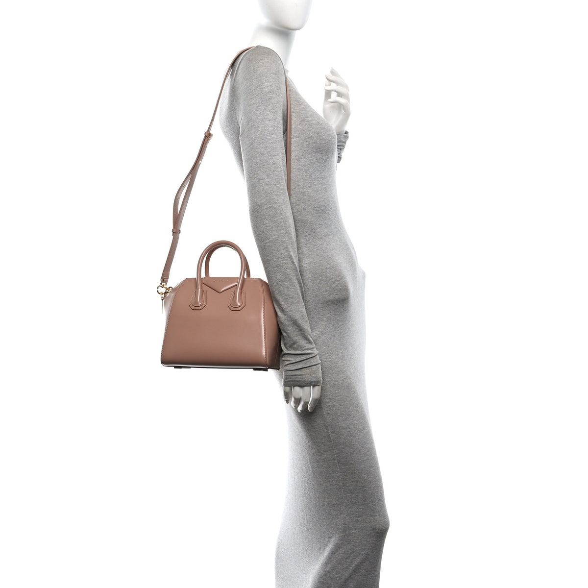 Givenchy Shiny Lord Calfskin Mini Antigona Flamingo 2 of 10