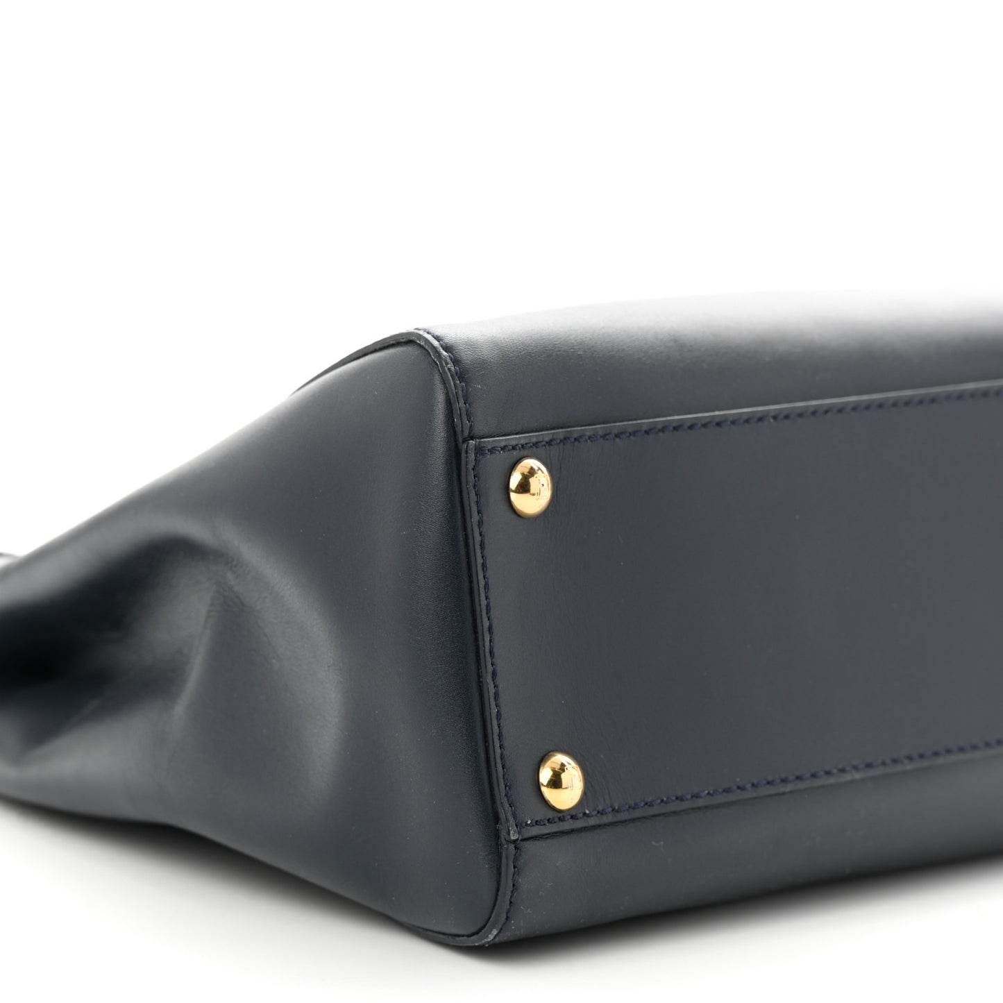 Vitello Morgan Shiny Nappa Medium Peekaboo Iconic Satchel Lavagna Lago