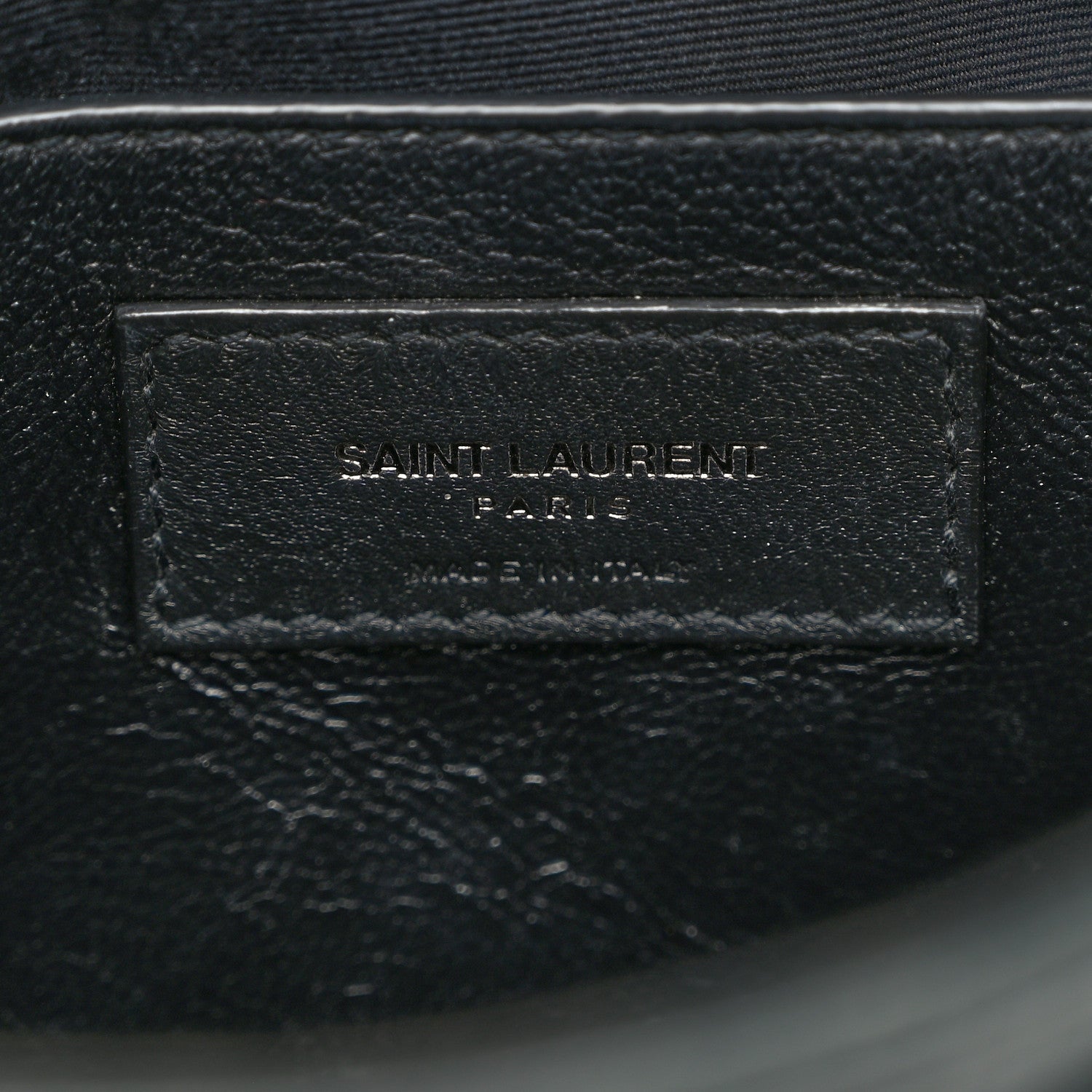 Saint Laurent Calfskin Crocodile Embossed Matelasse Monogram Baby Niki Chain Satchel Algea 6 of 10