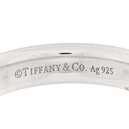 Tiffany Sterling Silver Makers Narrow Slice Ring 52 6 6 of 7