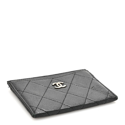 Chanel Lambskin Quilted Card Holder Black 4 of 12