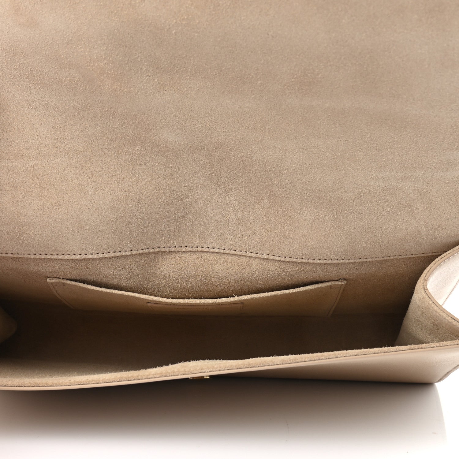 Saint Laurent Calfskin Classic Y Ligne Clutch Light Beige 5 of 8