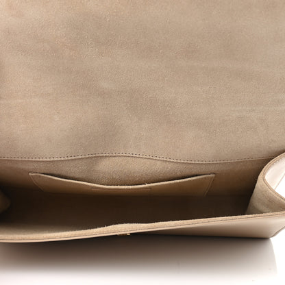 Saint Laurent Calfskin Classic Y Ligne Clutch Light Beige 5 of 8