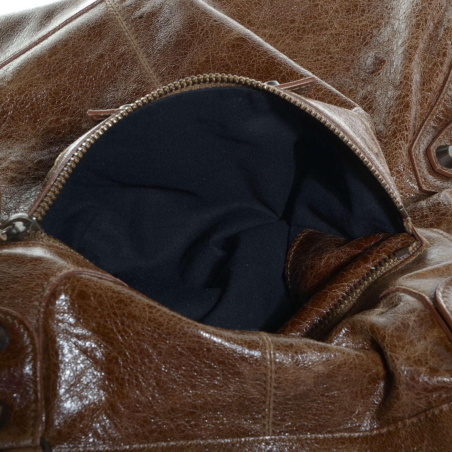 Balenciaga BALENCIAGI Chevre Classic Hardware Work Truffle 10 of 11