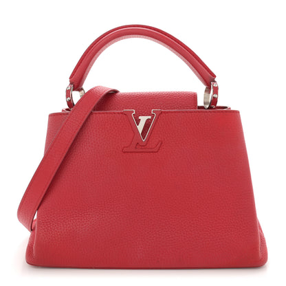 Louis Vuitton Taurillon Capucines BB Rubis 1 of 16
