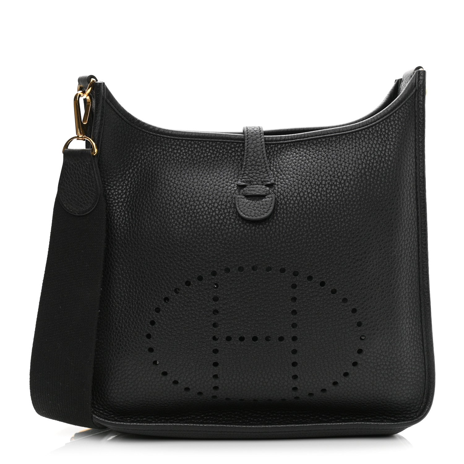 Hermes Taurillon Clemence Evelyne III PM Black 1 of 10