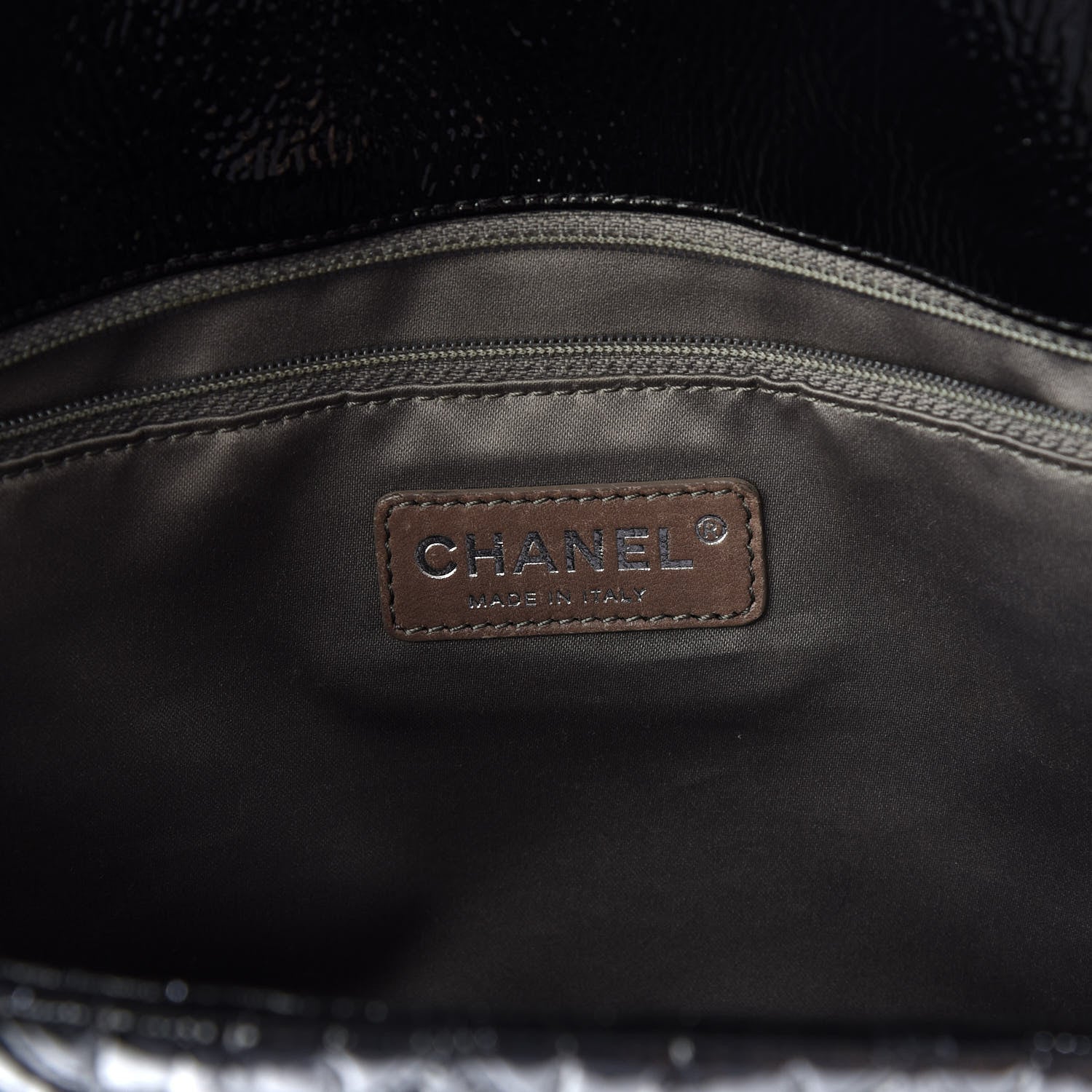 Chanel Vinyl Rock In Moscow Single Flap Black 10 of 11