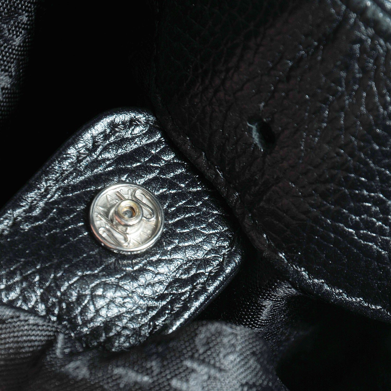 Chanel Calfskin Mademoiselle Lock Cerf Shopper Tote Black 8 of 8