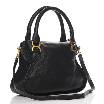 Chloe Calfskin Medium Marcie Satchel Black 4 of 9