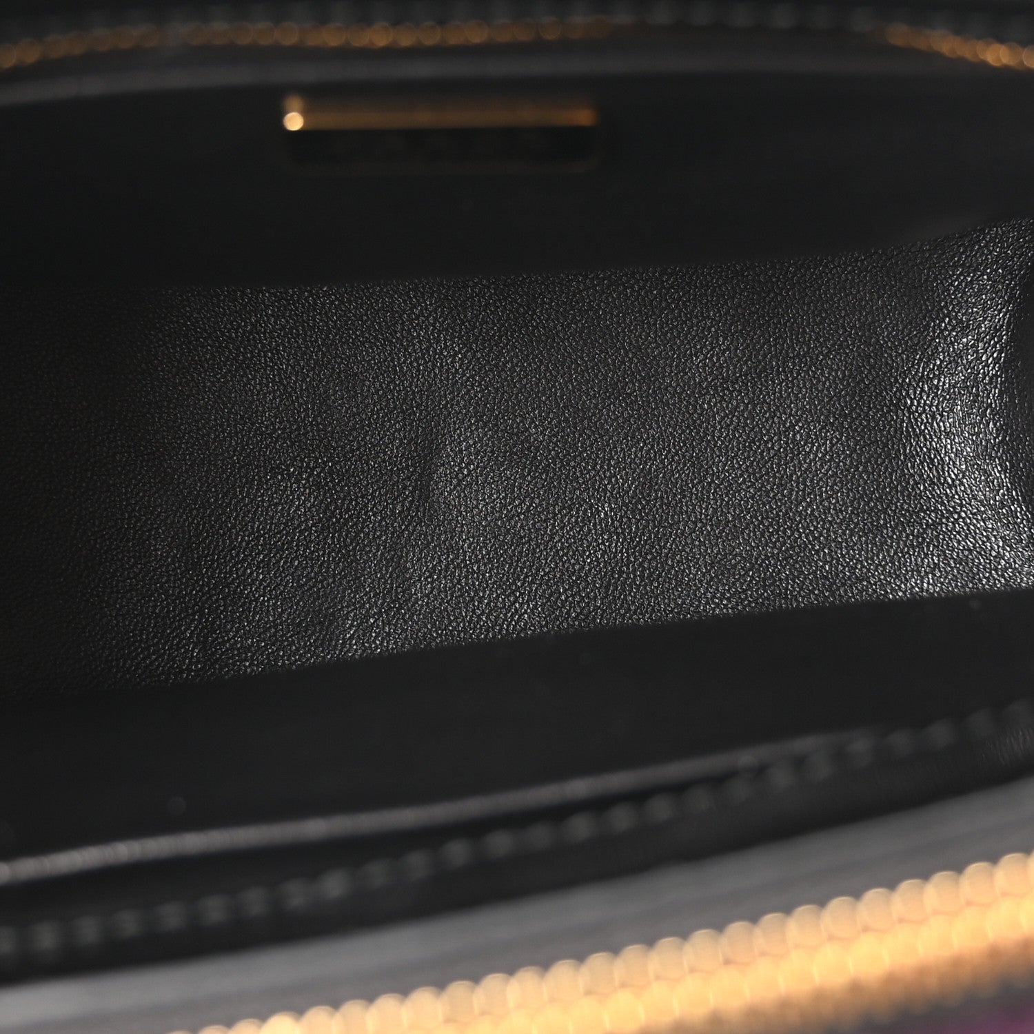 Prada Satin Feathered Vernice Mini Galleria Double Zip Tote Black Prugna 5 of 10