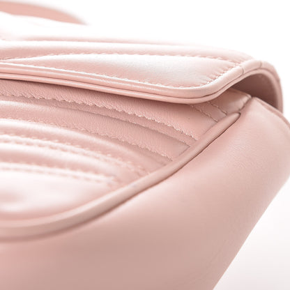 Gucci Calfskin Matelasse Small GG Marmont Shoulder Bag Perfect Pink 13 of 13