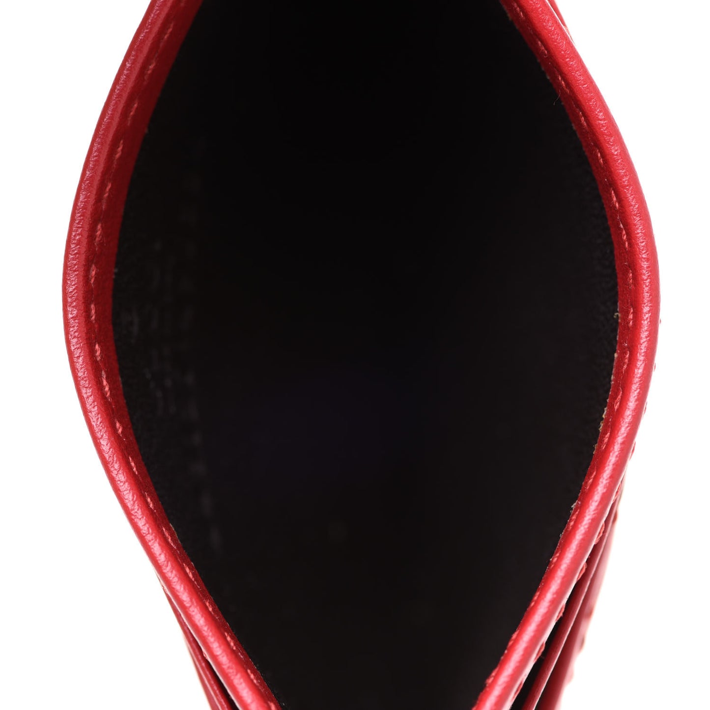 Calfskin Matelasse GG Marmont Card Holder Hibiscus Red