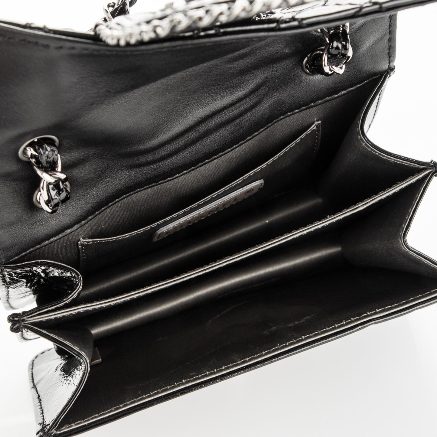 Patent Mini Madison Flap Black