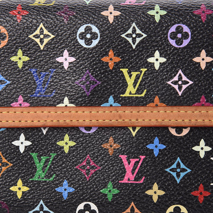 Louis Vuitton Monogram Multicolor Porte Tresor International Wallet Black 11 of 15