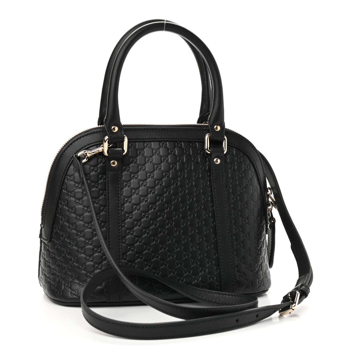 Microguccissima Mini Dome Bag Black