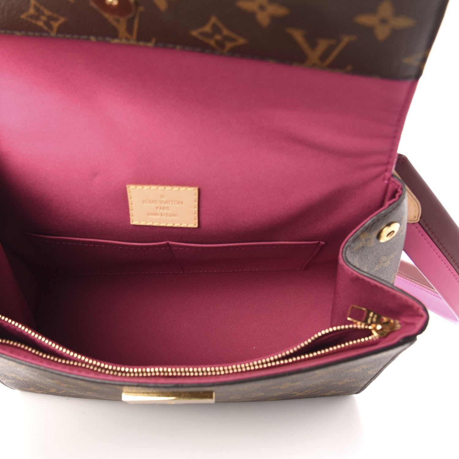 Louis Vuitton Monogram Cluny BB Bordeaux Fuchsia 5 of 10