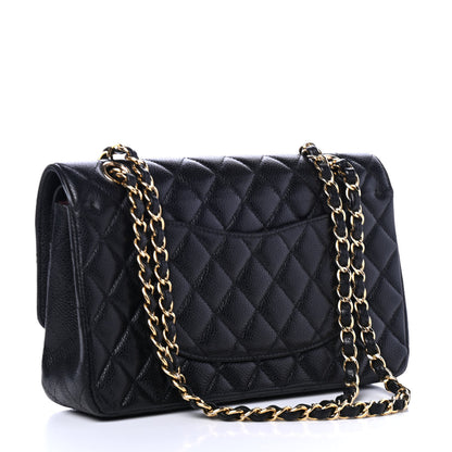 Chanel Caviar Quilted Medium Double Flap Black 2 of 4