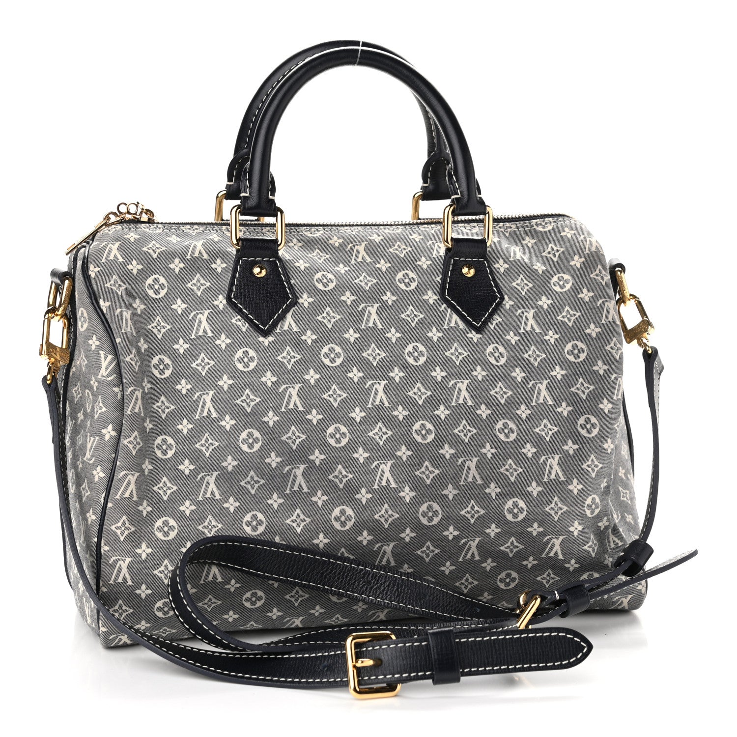 Louis Vuitton Monogram Idylle Speedy Bandouliere 30 Encre 3 of 8