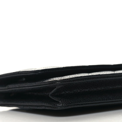 Chanel Caviar Quilted Wallet on Chain WOC Black 10 of 11
